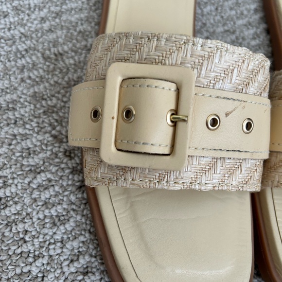 By Anthropologie Buckle Slide Sandals 40, US 9~9.5 NWT - Picture 3 of 5